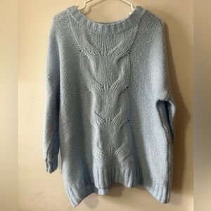 Aerie  Blue Knit Sweater